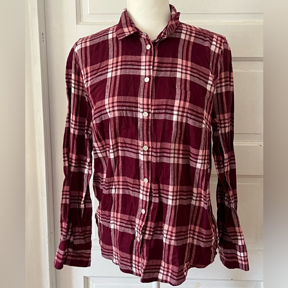 J.Crew | Berry Button Up